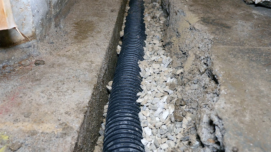 Drain Tile Can Save Your Basement, How To Tile Around A Waste Pipe Look Like