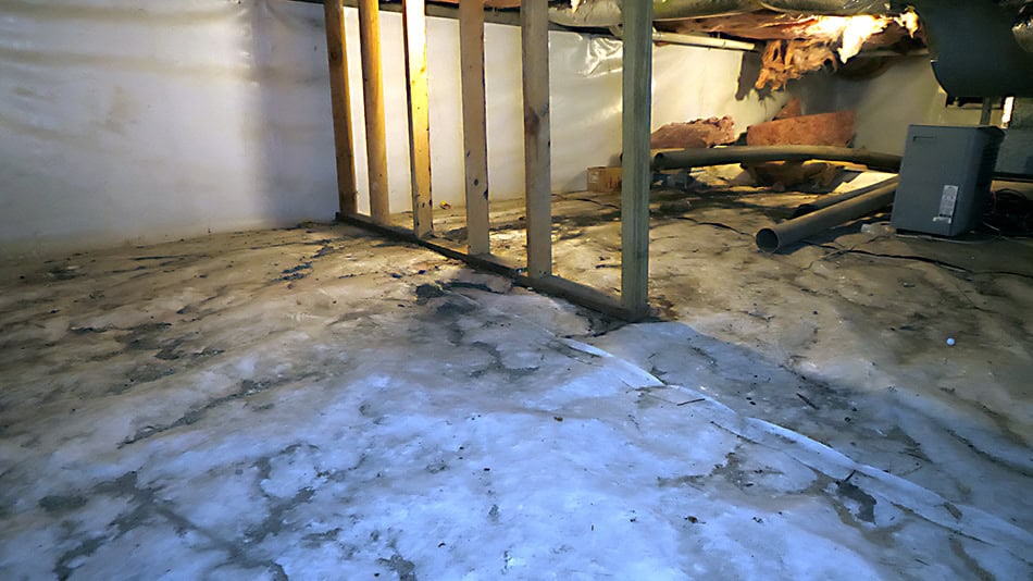 crawl space encapsulation disadvantage