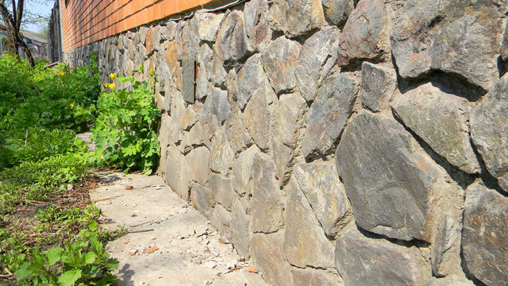 Exterior Stone Foundation