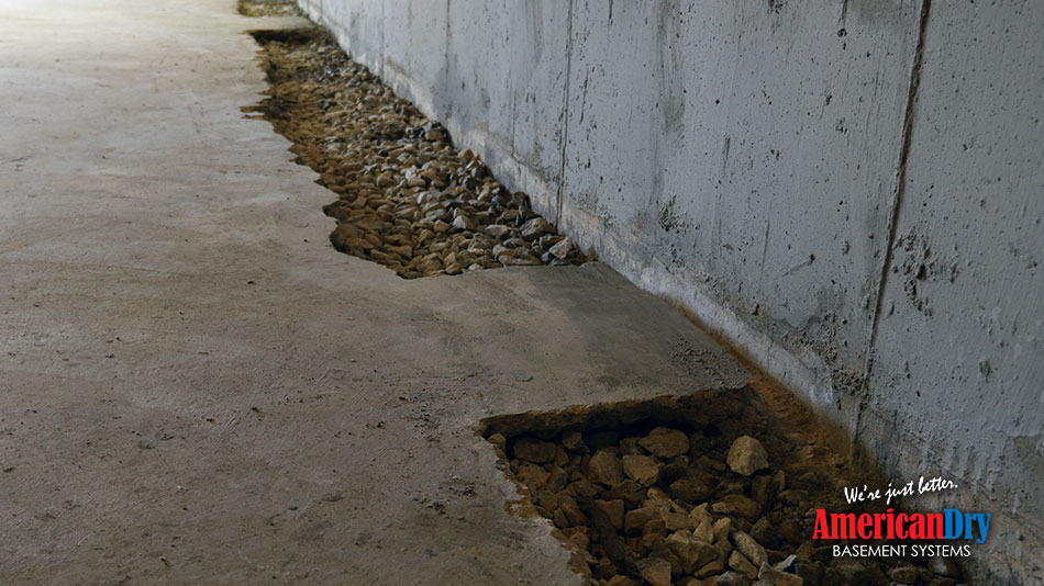 Drain Board for Interior Basement Waterproofing