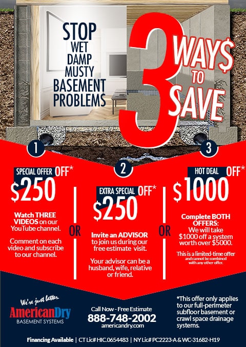 Save Money on Basement Waterproofing