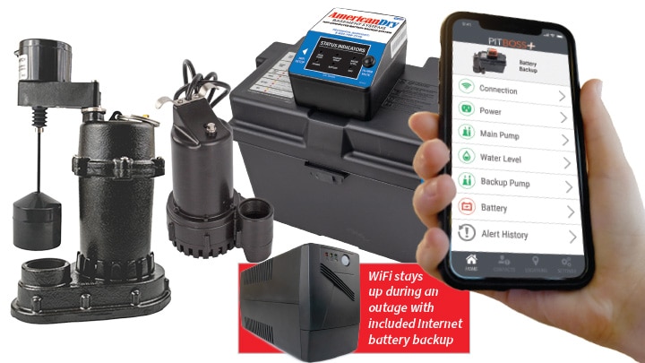 pitboss wifi sump pump combo